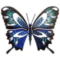 Next Innovations Large Butterfly Metal Wall Art Blue / Black 101410007-BLUEBLACK